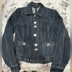 Denim Blue Jacket, INC International Concepts, medium Blue Denim